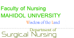 Department of Surgical Nursing, Faculty of Nursing, Mahidol University.