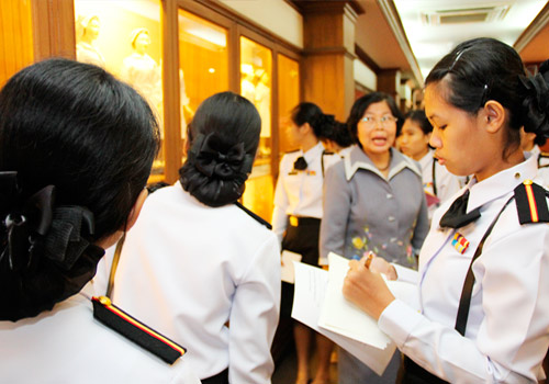 Royal Thai Navy, College of Nursing visited Archives and Museum of Thai Nursing