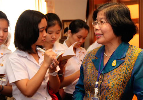 Faculty of Nursing, Thammasart University visited Archives and Museum of Thai Nursing 