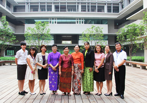 Administrative teams from University of Nursing, Yangon and Mandalay visited The Royal Archives of Queen Srisavarindira and The Royal Archives of Prince Mahidol of Songkla and Princess Srinagarindra