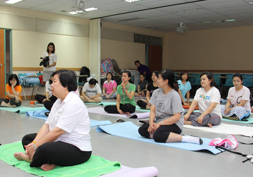 A project: "Yoga for Healthy and relaxation"