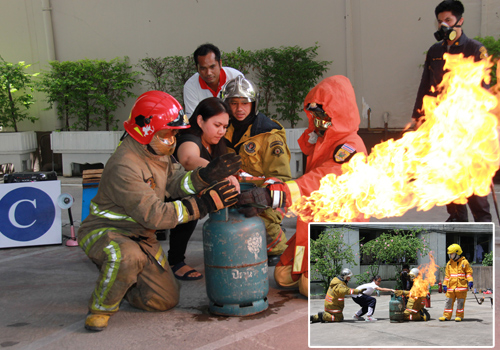 A workshop: Training of extinguishment in fiscal year 2013